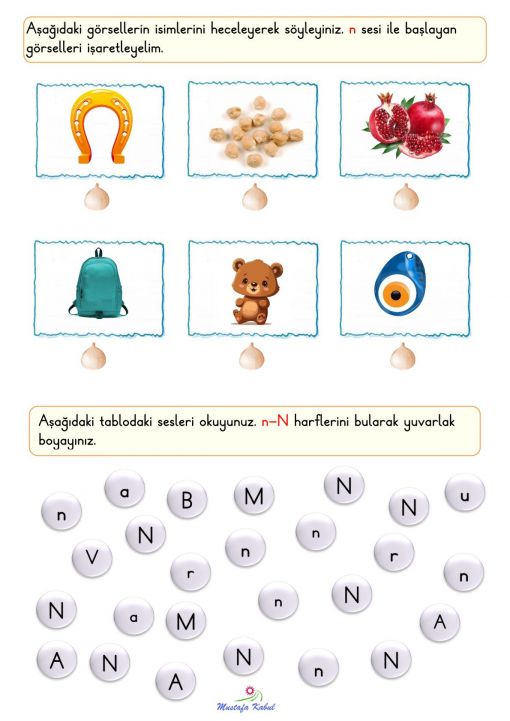 N Harfi Etkinleri N Harfi Etkinleri