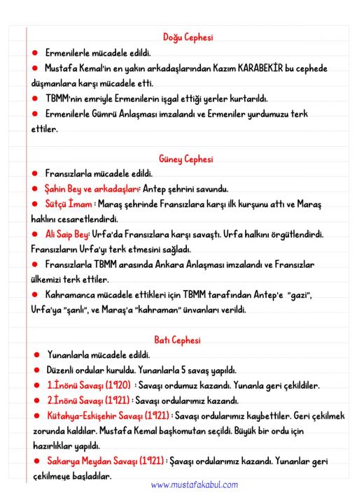 4.Sınıf Haftalık Defter Notları