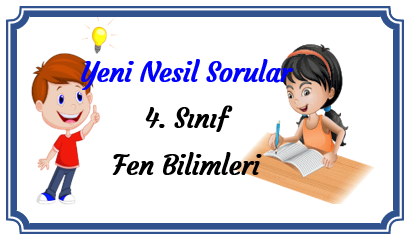   4.Sınıf Fen Bilimleri Yeni Nesil Sorular