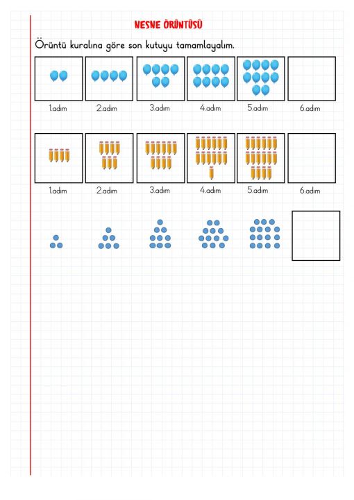 2.Sınıf Örüntüler Defter Notu 2.Sınıf Örüntüler Defter Notu