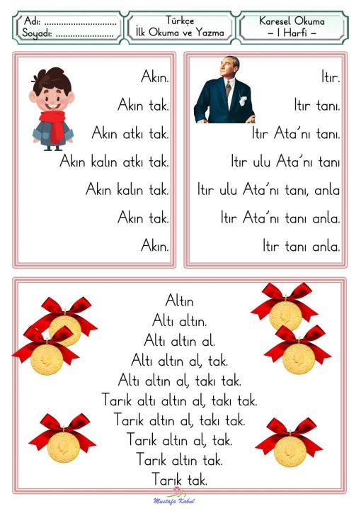 I Harfi Karesel Metinler
