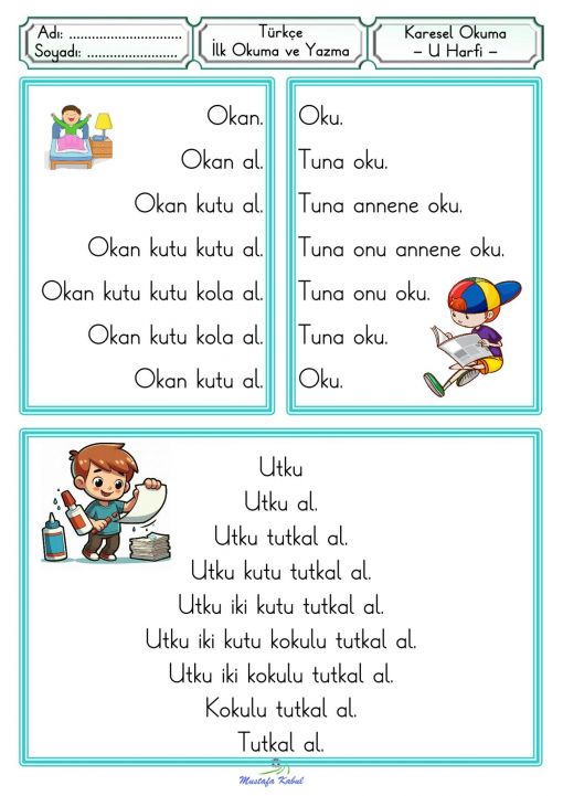 U Harfi Karesel Okuma Metni